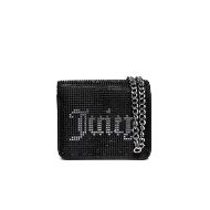 Picture of JUICY COUTURE WOMEN'S MIA SMALL FLAP WALLET WITH METAL CHAIN IN BLACK 1