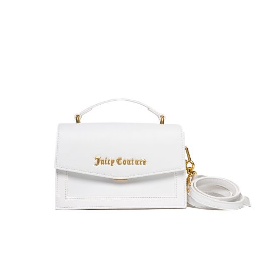 Picture of JUICY COUTURE WOMEN'S LILY CROSSBODY BAG WITH FLAP IN WHITE 1