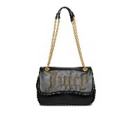 Picture of JUICY COUTURE WOMEN'S KIMBERLY CROSSBODY BAG WITH FLAP IN BLACK 1