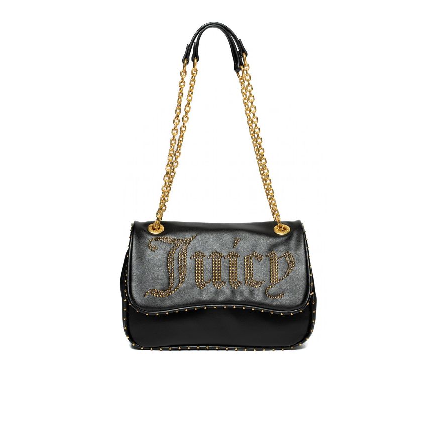 Picture of JUICY COUTURE WOMEN'S KIMBERLY CROSSBODY BAG WITH FLAP IN BLACK