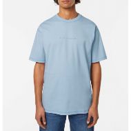 Picture of SCOTCH&SODA MEN'S SEASONAL CORE - RELAXED-FIT FRONT CHEST LOGO T-SHIRT IN MEDIUM BLUE 4