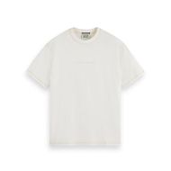 Снимка на SCOTCH&SODA MEN'S CORE - LOGO FRONT CHEST T-SHIRT IN WHITE 1