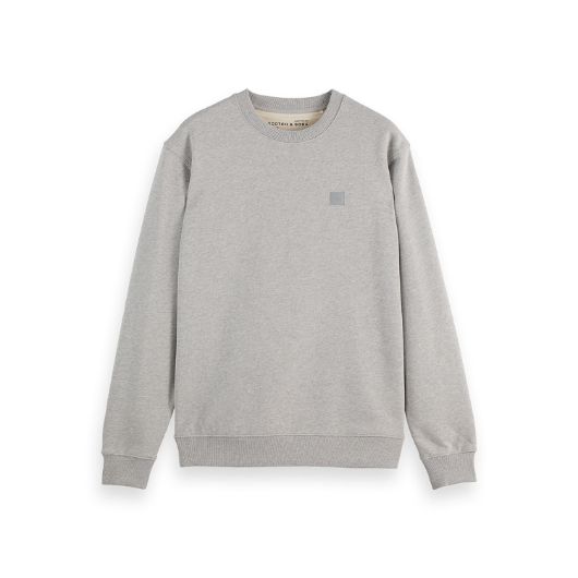 Снимка на SCOTCH&SODA MEN'S CORE - LOGO SWEATSHIRT IN GREY MELANGE