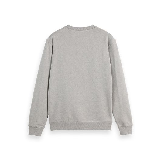 Снимка на SCOTCH&SODA MEN'S CORE - LOGO SWEATSHIRT IN GREY MELANGE