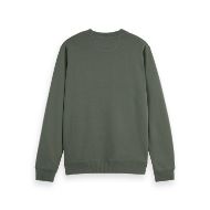 Picture of SCOTCH&SODA MEN'S SEASONAL CORE - REGULAR FIT LOGO SWEATSHIRT IN DARK GREEN 2