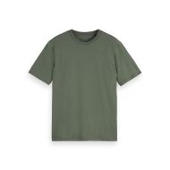 Снимка на SCOTCH&SODA MEN'S SEASONAL CORE - REGULAR FIT LOGO T-SHIRT IN DARK GREEN 1