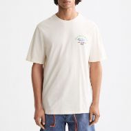 Picture of SCOTCH&SODA MEN'S REGULAR FIT FRONT AND BACK ARTWORK T-SHIRT IN WHITE 4