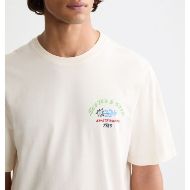 Picture of SCOTCH&SODA MEN'S REGULAR FIT FRONT AND BACK ARTWORK T-SHIRT IN WHITE 6