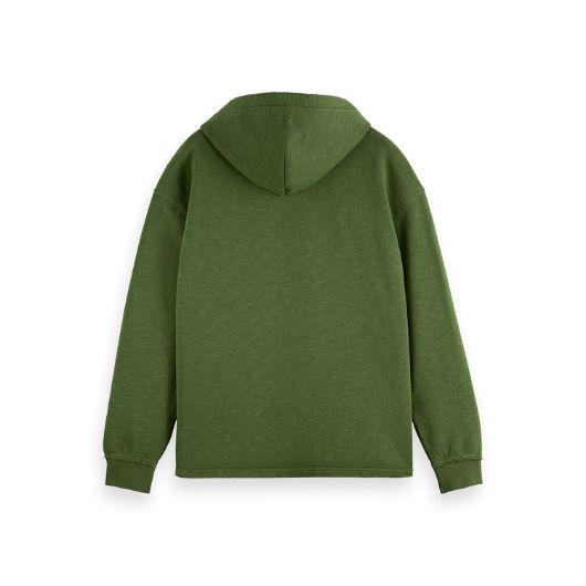 Снимка на SCOTCH&SODA MEN'S CORE - 3 CROSSES HOODIE IN DARK GREEN