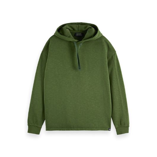 Снимка на SCOTCH&SODA MEN'S CORE - 3 CROSSES HOODIE IN DARK GREEN