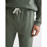 Picture of SCOTCH&SODA MEN'S SEASONAL CORE - LOGO BADGE SWEATPANTS IN DARK GREEN 6