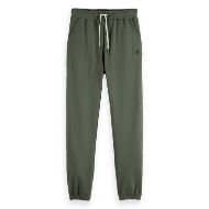 Picture of SCOTCH&SODA MEN'S SEASONAL CORE - LOGO BADGE SWEATPANTS IN DARK GREEN 1