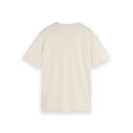 Picture of SCOTCH&SODA MEN'S SEASONAL CORE - REGULAR FIT LOGO T-SHIRT IN WHITE 2