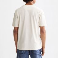 Picture of SCOTCH&SODA MEN'S SEASONAL CORE - REGULAR FIT LOGO T-SHIRT IN WHITE 5