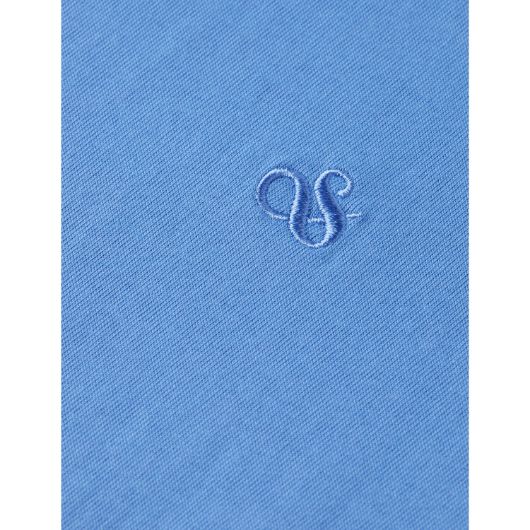 Picture of SCOTCH&SODA MEN'S SEASONAL CORE - REGULAR FIT LOGO T-SHIRT IN BLUE 3