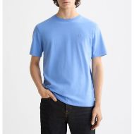 Picture of SCOTCH&SODA MEN'S SEASONAL CORE - REGULAR FIT LOGO T-SHIRT IN BLUE 4
