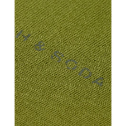 Picture of SCOTCH&SODA MEN'S SEASONAL CORE - RELAXED FIT LOGO T-SHIRT IN DARK GREEN 3