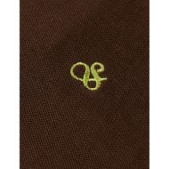 Picture of SCOTCH&SODA MEN'S SEASONAL CORE - REGULAR FIT POLO IN DARK BROWN 3