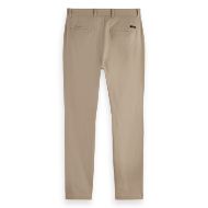 Снимка на SCOTCH&SODA MEN'S SEASONAL CORE - STUART - SLIM FIT WASHED COTTON BLEND CHINO IN MEDIUM BEIGE 2