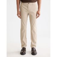 Снимка на SCOTCH&SODA MEN'S SEASONAL CORE - STUART - SLIM FIT WASHED COTTON BLEND CHINO IN MEDIUM BEIGE 4