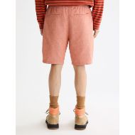 Снимка на SCOTCH&SODA MEN'S SEASONAL CORE - FAVE - COTTON LINEN BERMUDA IN MEDIUM BROWN 5