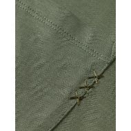 Picture of SCOTCH&SODA MEN'S SEASONAL CORE - LOOSE FIT 3 CROSSES POCKET T-SHIRT IN DARK GREEN 3