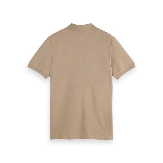 Picture of SCOTCH&SODA MEN'S SEASONAL CORE - REGULAR FIT POLO IN PLAZA TAUPE 2