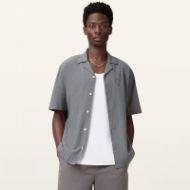 Снимка на ALLSAINTS МЪЖКА РИЗА С КЪС РЪКАВ HAVEN В СИВО 1