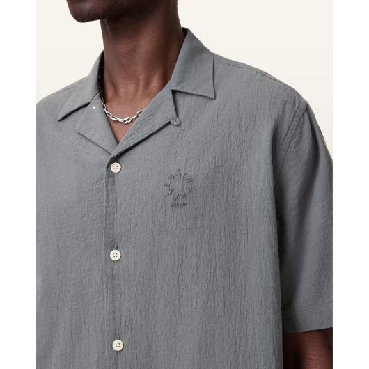 Снимка на ALLSAINTS МЪЖКА РИЗА С КЪС РЪКАВ HAVEN В СИВО