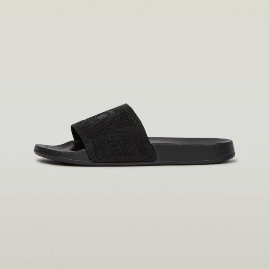 Снимка на G-STAR ДАМСКИ ОБУВКИ CART III KNIT SLIDES В ЧЕРНО 1