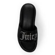 Picture of JUICY COUTURE WOMEN'S BLACK DORA DIAMANTE STACKED SANDAL 2
