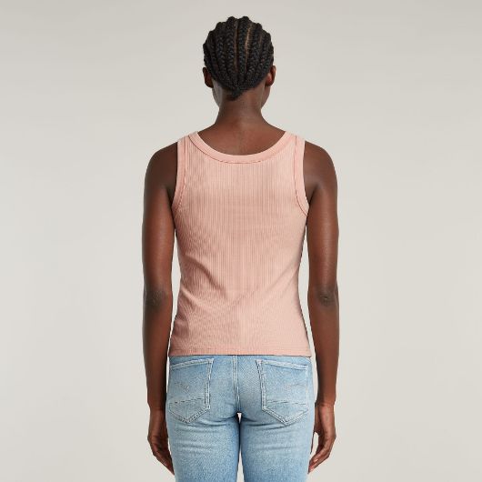 Снимка на G-STAR ДАМСКИ ТОП SLIM RIB TANK TOP В РОЗОВО 2