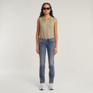Picture of G-STAR WOMEN'S MIDGE SLIM STRAIGHT JEANS IN BLUE 7