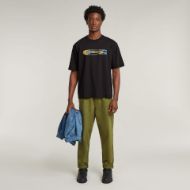 Снимка на G-STAR МЪЖКИ ПАНТАЛОН PLEATED CHINO RELAXED TAPERED В ЗЕЛЕНО 7
