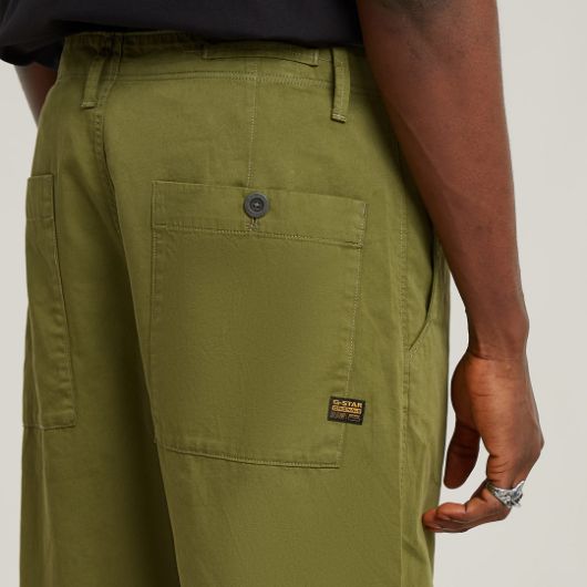 Снимка на G-STAR МЪЖКИ ПАНТАЛОН PLEATED CHINO RELAXED TAPERED В ЗЕЛЕНО