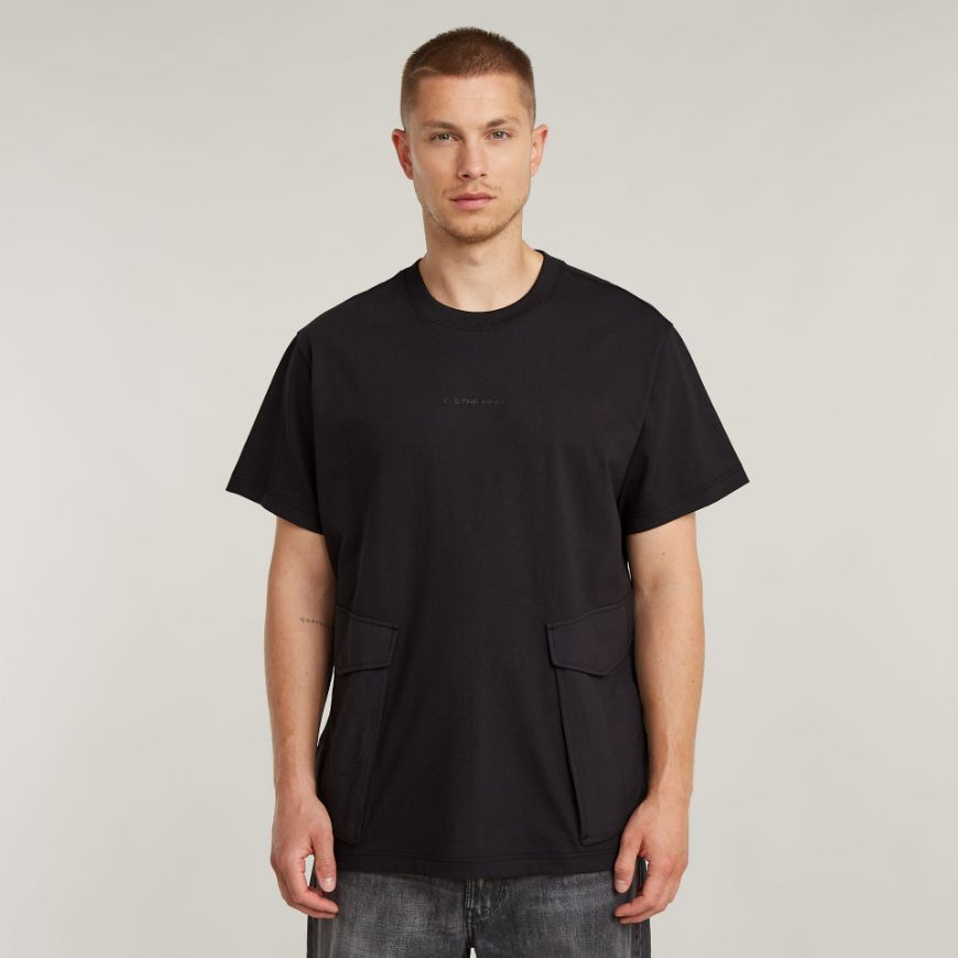 Picture of G-STAR MEN'S ROVIC LOOSE T-SHIRT IN BLACK