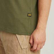 Picture of G-STAR MEN'S FINGER PRINT BURGER T-SHIRT IN GREEN 3