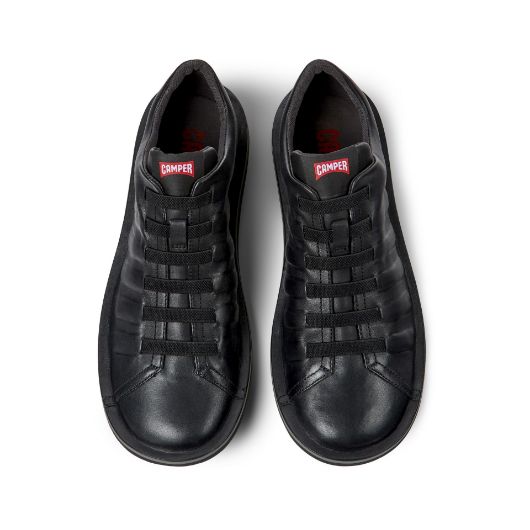 Show details for CAMPER MEN'S BEETLE LEATHER SHOES IN BLACK Picture of CAMPER MEN'S BEETLE LEATHER SHOES IN BLACK