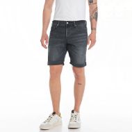 Снимка на REPLAY MEN'S RBJ.981 RBJ.981 TAPERED-FIT SHORTS 573 BIO IN BLACK 1