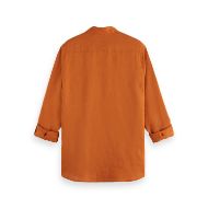 Снимка на SCOTCH&SODA MEN'S SEASONAL CORE - REGULAR FIT LINEN SHIRT IN MEDIUM RED 2