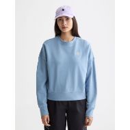 Снимка на SCOTCH&SODA WOMEN'S EMBROIDERED LOGO RELAXED FIT SWEATSHIRT IN FADED DENIM 5