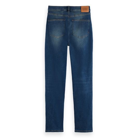 Снимка на SCOTCH&SODA WOMEN'S CORE HIGH FIVE SUPER STRETCH SLIM JEANS - CLASSIC BLUE