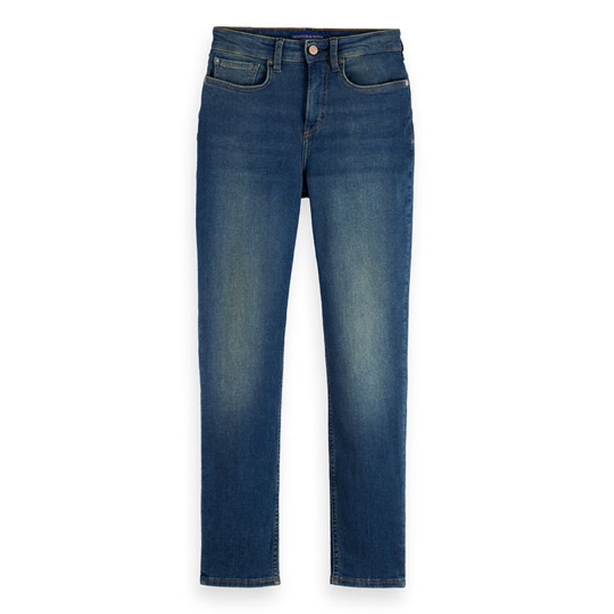 Снимка на SCOTCH&SODA WOMEN'S CORE HIGH FIVE SUPER STRETCH SLIM JEANS - CLASSIC BLUE