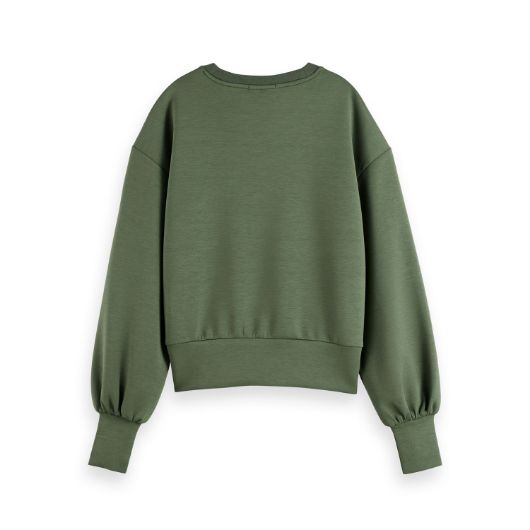 Снимка на SCOTCH&SODA WOMEN'S MODAL SWEATSHIRT IN THYME