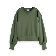 Снимка на SCOTCH&SODA WOMEN'S MODAL SWEATSHIRT IN THYME 1