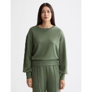 Снимка на SCOTCH&SODA WOMEN'S MODAL SWEATSHIRT IN THYME 4
