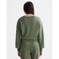 Снимка на SCOTCH&SODA WOMEN'S MODAL SWEATSHIRT IN THYME 5
