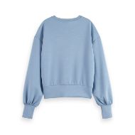 Снимка на SCOTCH&SODA WOMEN'S MODAL SWEATSHIRT IN FADED DENIM 2