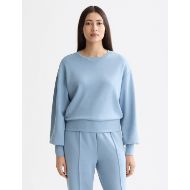Снимка на SCOTCH&SODA WOMEN'S MODAL SWEATSHIRT IN FADED DENIM 4
