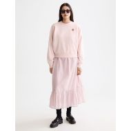Снимка на SCOTCH&SODA WOMEN'S EMBROIDERED LOGO RELAXED FIT SWEATSHIRT IN BARELY THERE 6